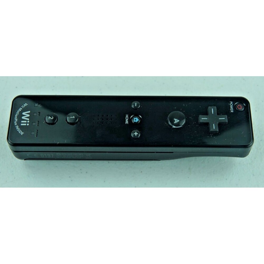 Official OEM Original Nintendo Wii Remote Wii remote Controller Black - Tested